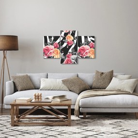 Obraz rozkvitnutých ruží (90x60 cm)