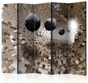 Artgeist Paraván - Golden Jigsaw II [Room Dividers]
