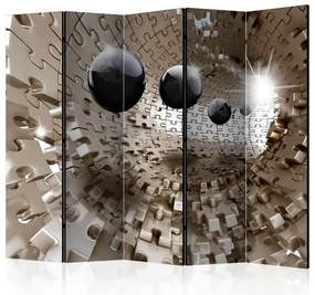 Artgeist Paraván - Golden Jigsaw II [Room Dividers]
