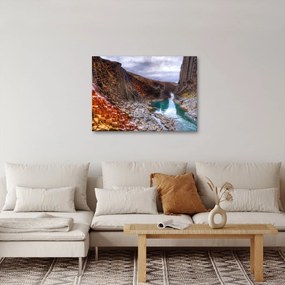 Obraz - kaňon Studlagil (70x50 cm)