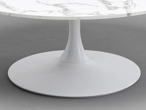 Schickeria II konferenčný stolík biely Ø110 cm