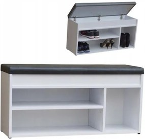 Biely botník Lopin tmavo šedý sedák