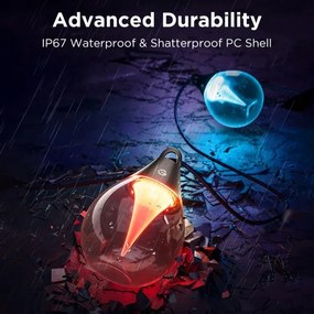 Govee-LED RGBICW Stm. vonkajšia dek. reťaz LED/24W/230V IP67 2700-6500K Wi-Fi