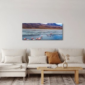 Obraz - Plameniaky (120x50 cm)
