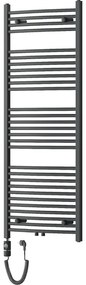 Mexen Ares, elektrické vykurovacie teleso 1500x600 mm + vykurovacia tyč 900 W, antracitová, W102-1500-600-2900-66