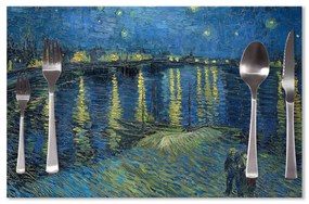 Sablio Prestieranie Hviezdna noc nad Rhônou - Vincent van Gogh: 40x30cm