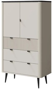 Skriňa Marly 6 Kašmír/Sivý kameň