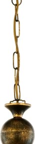 BRILAGI - Luster na reťazi MOLLERO 1xE27/15W/230V priemer 24 cm bronz/patina