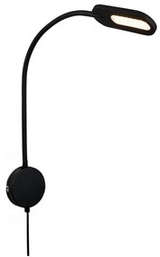 Briloner 2177015 - LED Stmievateľná flexibilná nástenná lampa LED/6W/230V čierna 2177015