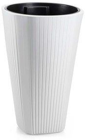 PLASTOVÝ KVETINÁČ MORA 39X61 CM BIELA