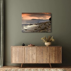 Obraz - More a hory (90x60 cm)