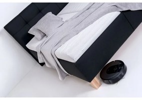 Čalúnená posteľ s matracom a úložným priestorom MARIA 180x200 cm antracit