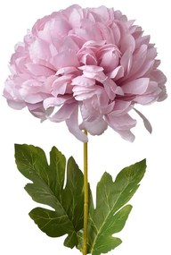 Dekorácia umelá kvetina so svetlo fialovým kvetom - 15*15*80 cm