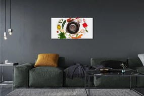 Obraz canvas Lyžica paradajky petržlen 140x70 cm