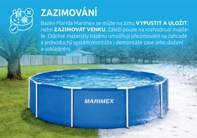 Marimex | Bazén Marimex Florida 3,05x0,91 m s pieskovou filtráciou | 19900115