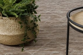 Koberec šnúrkový SIZAL PATIO ploské tkanie 3077 Boho - prírodný / béžový