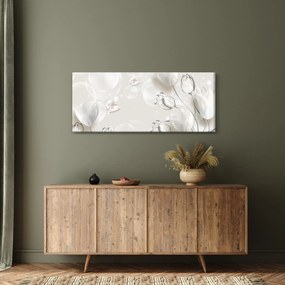 Obraz - Tulipány medzi bublinami (120x50 cm)