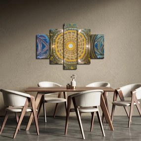 Obraz stropu Sienského kostola (150x105 cm)