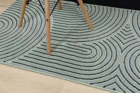 Alfa Carpets, Kusový koberec Thumbs green, 190x280, zelená, obývacia izba