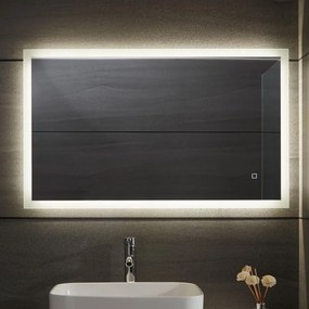 AQUAMARIN kúpeľňové zrkadlo s LED osvetlením 20 W, 50 x 70cm