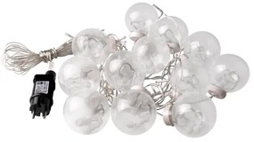 LED Vianočný záves WISH BALLS 108xLED/8 funkcií 4,5 m teplá biela