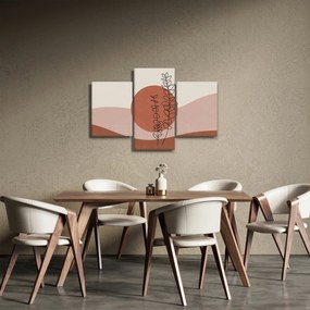 Obraz - Boho listy N⁰1 (90x60 cm)