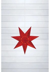 Červená závesná vianočná svetelná dekorácia Saturnus – Markslöjd