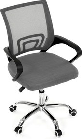 Detská otočná stolička sivá KA-L103 GREY