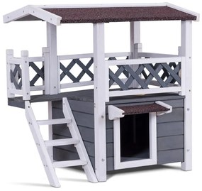 Dvojposchodvý domček pre psíka/mačičku