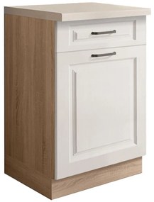 Kuchynská skrinka Smart 4D Sonoma/biely Mat