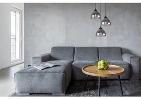 Závesné svietidlo Venice, 3x grafitové sklenené tienidlo, O