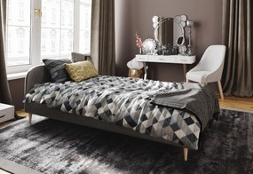 Čalúnená posteľ LOFT + rošt, 90x200, itaka 16