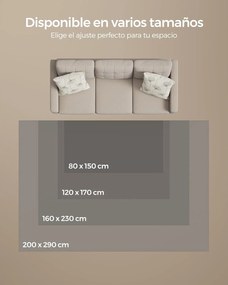 Koberec, 80 x 150 cm, protišmykový, možno prať v práčke, sivý