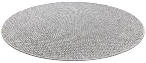 Dywany Łuszczów Kusový koberec Timo 6272 Light grey kruh - na von aj na doma - 120x120 (priemer) kruh cm