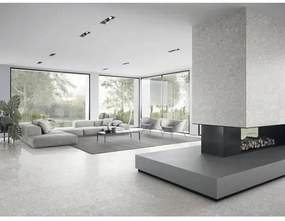 Dlažba teraco Lombarda Bianco 60x60x1 lappato