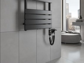 Mexen Ceres, elektrické vykurovacie teleso 1200 x 500 mm, 600 W, čierna, W111-1200-500-2600-70
