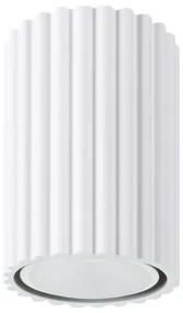Sollux SL.1530 - Bodové svietidlo KARBON 1xGU10/10W/230V 10 cm biela SLX1199