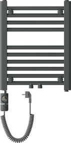 Mexen Mars, elektrické vykurovacie teleso 500 x 400 mm, 300 W, antracitová, W110-0500-400-2300-66