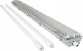 Hermetické svietidlo 120 cm + 2x premium žiarivky - studená biela