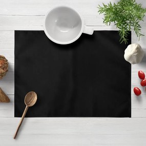 Biante Zamatové prestieranie na stôl Velvet Prémium SVP-023 Čierne 30x40 cm