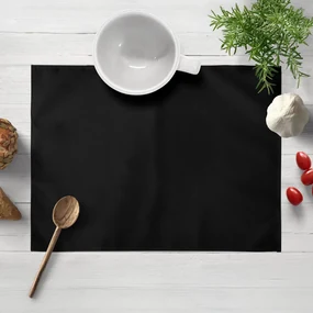 Biante Zamatové prestieranie na stôl Velvet Prémium SVP-023 Čierne 30x40 cm