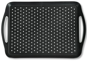 Plastový servírovací podnos KESPER 45,5 cm čierny