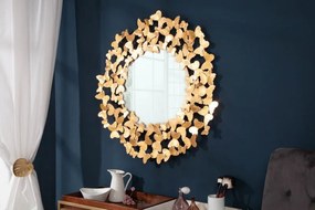 Zrkadlový motýľ 78cm zlatý