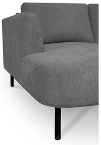 Tmavosivá rohová pohovka (pravý roh/do "U") Hero – Scandic