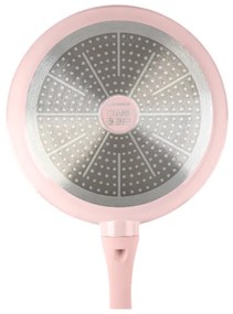 Silvercrest®  Hliníková panvica, Ø 28 cm, bledoružová + Hliníková panvica, Ø 24 cm, bledoružová  (800011902)