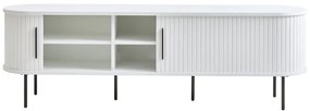 Biely TV stolík 180x56x45 cm Nola – Unique Furniture