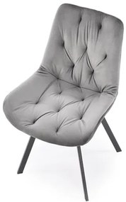 OTOČNÁ JEDÁLENSKÁ STOLIČKA TIARA ŠEDÁ