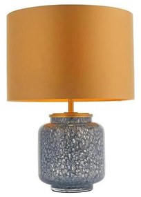 Endon 93067 - Stolová lampa ZINNIA 1xE27/10W/230V modrá/zlatá