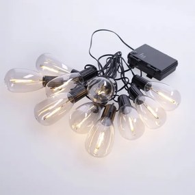 Brilagi - LED vonkajšia girlanda 10xLED/3xAA 3,2m IP44 teplá biela