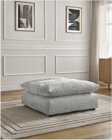 Svetlosivá ženilková podnožka Neil – Bobochic Paris